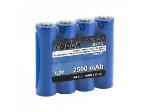 Akumulator (ogniwo) Redox NiMH 2500 mAh 1,2V AA 1 sztuka Redox Akumulator (ogniwo) Redox NiMH 2500 mAh 1,2V AA 1 sztuka Redox