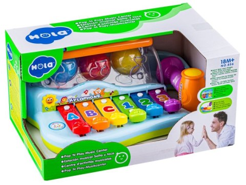 Organki, Cymbałki, Pianinko, Zabawka Edukacyjna + Piłeczki Hola Organki, Cymbałki, Pianinko, Zabawka Edukacyjna + Piłeczki Hola