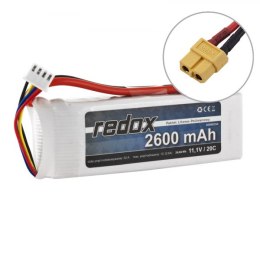 Pakiet LiPo Akumulator Redox 2600 mAh 11,1V 20C Redox