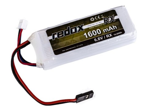 Pakiet Redox LiFe 1600 mAh 6,6V RX (JR) Redox