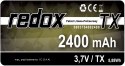 Redox 2400 mAh 3,7V JR (MT44) - pakiet LiPo TX Redox