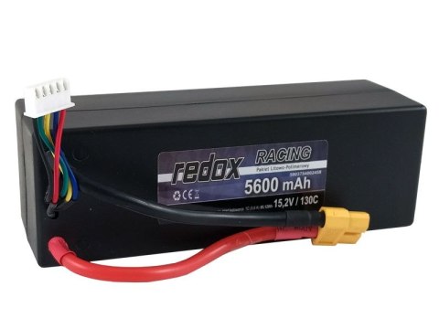 Redox HV 5600 mAh 15,2V 130C XT-60 Racing Hardcase - pakiet LiPo Redox