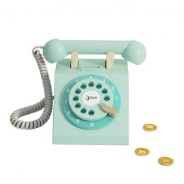 CLASSIC WORLD Klasyczny Drewniany Telefon dla Dzieci 4 el. Classic World