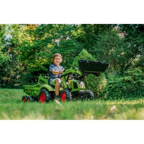 FALK Traktor CLAAS ARION z Przyczepą Maxi i Łyżką FALK FALK Traktor CLAAS ARION z Przyczepą Maxi i Łyżką FALK