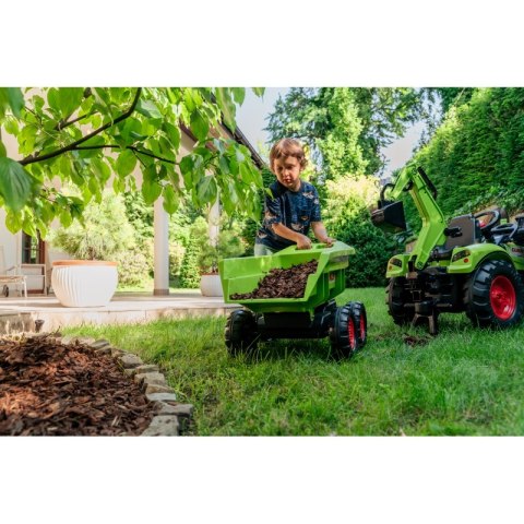 FALK Traktor CLAAS ARION z Przyczepą Maxi i Łyżką FALK FALK Traktor CLAAS ARION z Przyczepą Maxi i Łyżką FALK