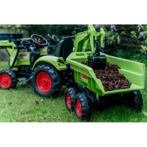 FALK Traktor CLAAS ARION z Przyczepą Maxi i Łyżką FALK FALK Traktor CLAAS ARION z Przyczepą Maxi i Łyżką FALK