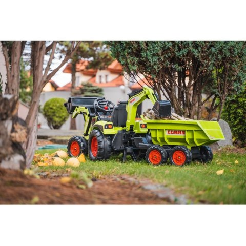 FALK Traktor CLAAS na Pedały z Przyczepą, Łyżką i Spychaczem od 3 Lat FALK FALK Traktor CLAAS na Pedały z Przyczepą, Łyżką i Spychaczem od 3 Lat FALK