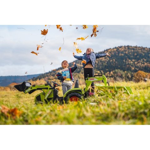 FALK Traktor CLAAS na Pedały z Przyczepą, Łyżką i Spychaczem od 3 Lat FALK FALK Traktor CLAAS na Pedały z Przyczepą, Łyżką i Spychaczem od 3 Lat FALK
