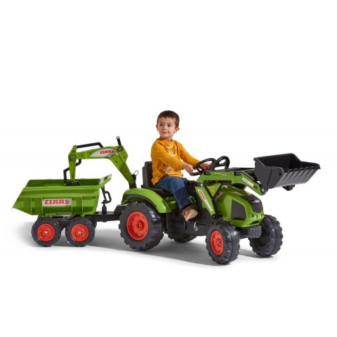 FALK Traktor CLAAS na Pedały z Przyczepą, Łyżką i Spychaczem od 3 Lat FALK FALK Traktor CLAAS na Pedały z Przyczepą, Łyżką i Spychaczem od 3 Lat FALK
