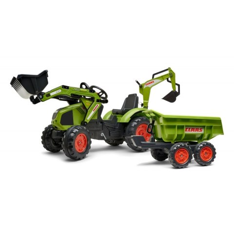 FALK Traktor CLAAS na Pedały z Przyczepą, Łyżką i Spychaczem od 3 Lat FALK FALK Traktor CLAAS na Pedały z Przyczepą, Łyżką i Spychaczem od 3 Lat FALK