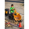 FALK Traktor Case IH Backhoe Pomarańczowy z Przyczepką Ruchoma Łyżka od 3 Lat FALK FALK Traktor Case IH Backhoe Pomarańczowy z Przyczepką Ruchoma Łyżka od 3 Lat FALK