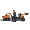 FALK Traktor Case IH Backhoe Pomarańczowy z Przyczepką Ruchoma Łyżka od 3 Lat FALK FALK Traktor Case IH Backhoe Pomarańczowy z Przyczepką Ruchoma Łyżka od 3 Lat FALK