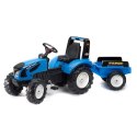 FALK Traktor Landini na pedały z przyczepą Niebieski od 3 lat FALK FALK Traktor Landini na pedały z przyczepą Niebieski od 3 lat FALK