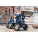 FALK Traktor New Holland na pedały z przyczepą i łyżką od 3 lat FALK