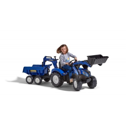 FALK Traktor New Holland z Maxi Przyczepą i Łyżką od 3 lat FALK FALK Traktor New Holland z Maxi Przyczepą i Łyżką od 3 lat FALK