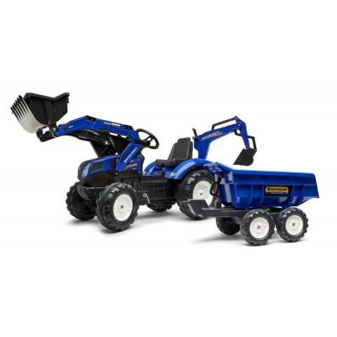 FALK Traktor New Holland z Maxi Przyczepą i Łyżką od 3 lat FALK FALK Traktor New Holland z Maxi Przyczepą i Łyżką od 3 lat FALK