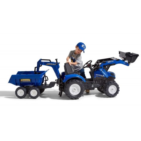 FALK Traktor New Holland z Maxi Przyczepą i Łyżką od 3 lat FALK FALK Traktor New Holland z Maxi Przyczepą i Łyżką od 3 lat FALK
