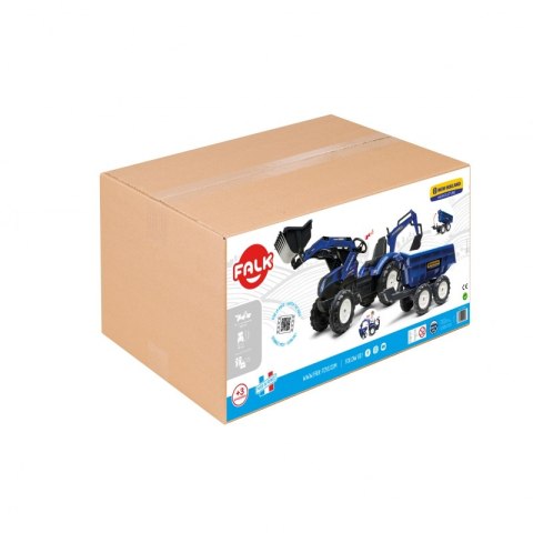FALK Traktor New Holland z Maxi Przyczepą i Łyżką od 3 lat FALK FALK Traktor New Holland z Maxi Przyczepą i Łyżką od 3 lat FALK