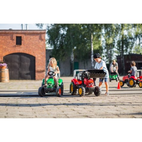 FALK Traktor na Pedały z Przyczepą Red Supercharger FALK FALK Traktor na Pedały z Przyczepą Red Supercharger FALK