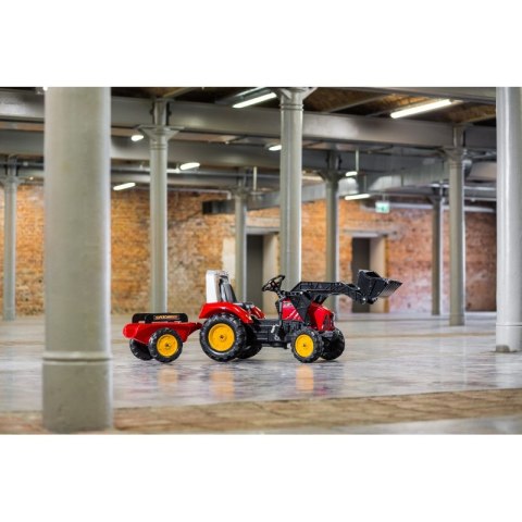 FALK Traktor na Pedały z Przyczepą Red Supercharger FALK FALK Traktor na Pedały z Przyczepą Red Supercharger FALK