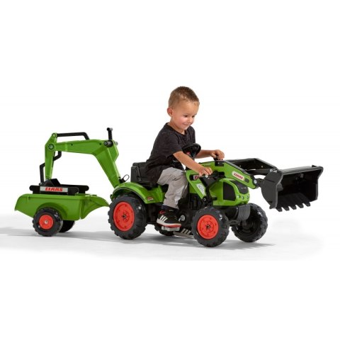 FALK Traktor z Przyczepą CLAAS Arion Backhoe ŁYŻKA + Ładowarka FALK FALK Traktor z Przyczepą CLAAS Arion Backhoe ŁYŻKA + Ładowarka FALK