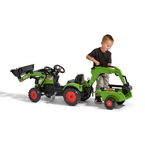 FALK Traktor z Przyczepą CLAAS Arion Backhoe ŁYŻKA + Ładowarka FALK FALK Traktor z Przyczepą CLAAS Arion Backhoe ŁYŻKA + Ładowarka FALK