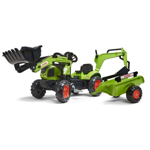 FALK Traktor z Przyczepą CLAAS Arion Backhoe ŁYŻKA + Ładowarka FALK FALK Traktor z Przyczepą CLAAS Arion Backhoe ŁYŻKA + Ładowarka FALK
