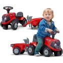 FALK Traktorek Baby Case IH Ride-On Czerwony z Przyczepką + akc. od 12 miesięcy FALK FALK Traktorek Baby Case IH Ride-On Czerwony z Przyczepką + akc. od 12 miesięcy FALK