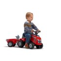 FALK Traktorek Baby Massey Ferguson Czerwony z Przyczepką + akc. Od 12 Miesięcy FALK FALK Traktorek Baby Massey Ferguson Czerwony z Przyczepką + akc. Od 12 Miesięcy FALK