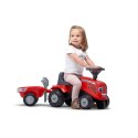 FALK Traktorek Baby Massey Ferguson Czerwony z Przyczepką + akc. Od 12 Miesięcy FALK FALK Traktorek Baby Massey Ferguson Czerwony z Przyczepką + akc. Od 12 Miesięcy FALK