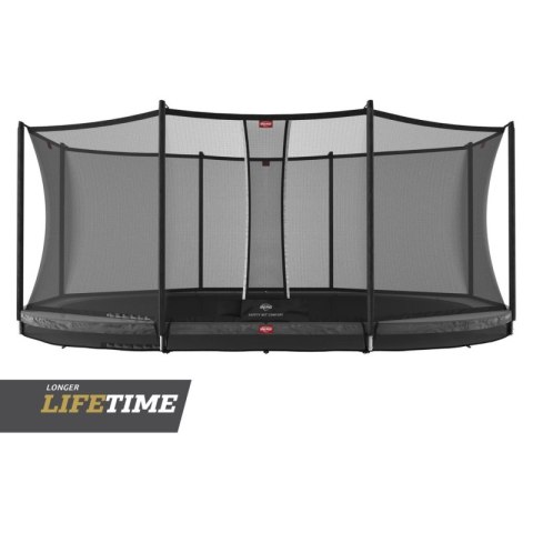 Berg Trampolina z siatką Grand Favorit InGround 520x 345 Szara Berg Berg Trampolina z siatką Grand Favorit InGround 520x 345 Szara Berg
