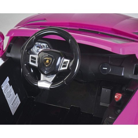 FEBER Lamborghini Aventador Pink samochód elektryczny 6V 3+ Feber FEBER Lamborghini Aventador Pink samochód elektryczny 6V 3+ Feber