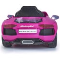 FEBER Lamborghini Aventador Pink samochód elektryczny 6V 3+ Feber