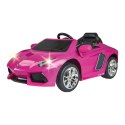 FEBER Lamborghini Aventador Pink samochód elektryczny 6V 3+ Feber