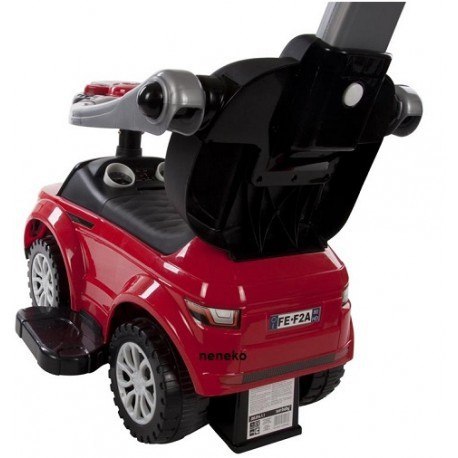 Jeździk sport car z popychaczem i grającą kierownicą - czerwony SUN BABY Jeździk sport car z popychaczem i grającą kierownicą - czerwony SUN BABY