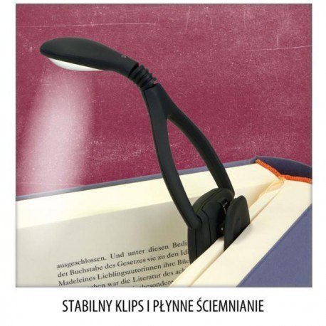 Płynnie ściemniana lampka do czytania, lumi plus, czarna m MOSES Płynnie ściemniana lampka do czytania, lumi plus, czarna m MOSES
