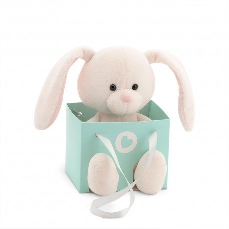 Przytulanka króliczek niespodzianka w torebce 15 cm biały ORANGE TOYS Przytulanka króliczek niespodzianka w torebce 15 cm biały ORANGE TOYS