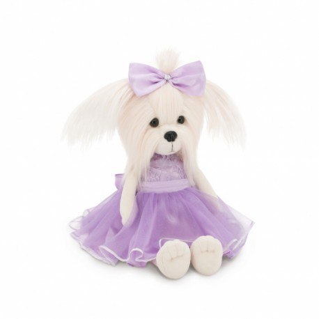 Przytulanka piesek lucky mimi w fioletowej sukience - 38cm ORANGE TOYS Przytulanka piesek lucky mimi w fioletowej sukience - 38cm ORANGE TOYS