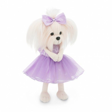 Przytulanka piesek lucky mimi w fioletowej sukience - 38cm ORANGE TOYS Przytulanka piesek lucky mimi w fioletowej sukience - 38cm ORANGE TOYS