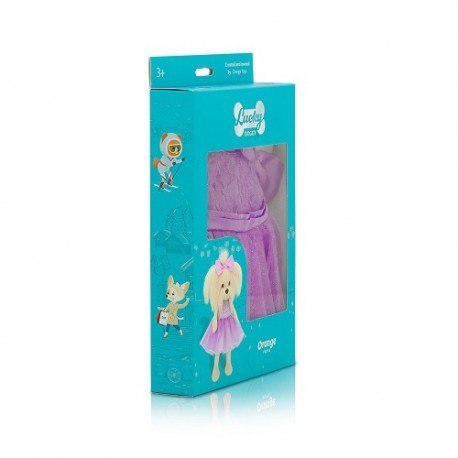 Ubranko dla pieska lucky doggy - lilac ORANGE TOYS Ubranko dla pieska lucky doggy - lilac ORANGE TOYS