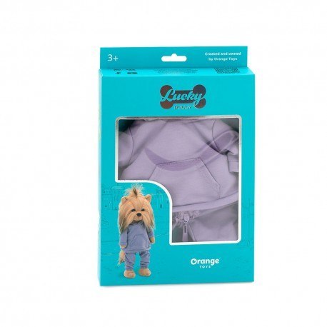 Ubranko lucky doggy: lody jagodowe 38 cm ORANGE TOYS Ubranko lucky doggy: lody jagodowe 38 cm ORANGE TOYS