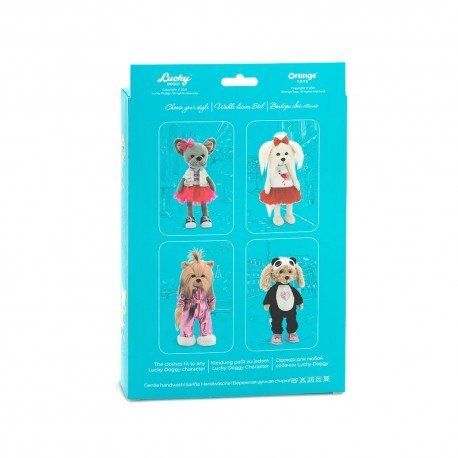 Ubranko lucky doggy: lody truskawkowe 38 cm ORANGE TOYS Ubranko lucky doggy: lody truskawkowe 38 cm ORANGE TOYS