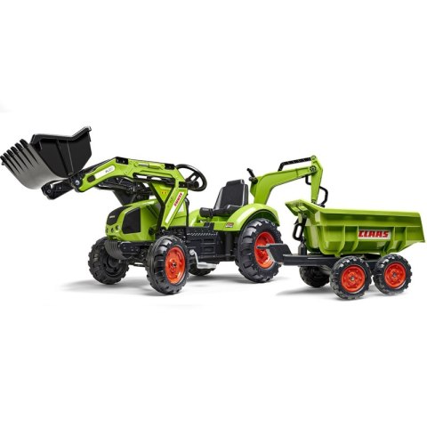 FALK Traktor CLAAS ARION z Przyczepą Maxi i Łyżką FALK FALK Traktor CLAAS ARION z Przyczepą Maxi i Łyżką FALK
