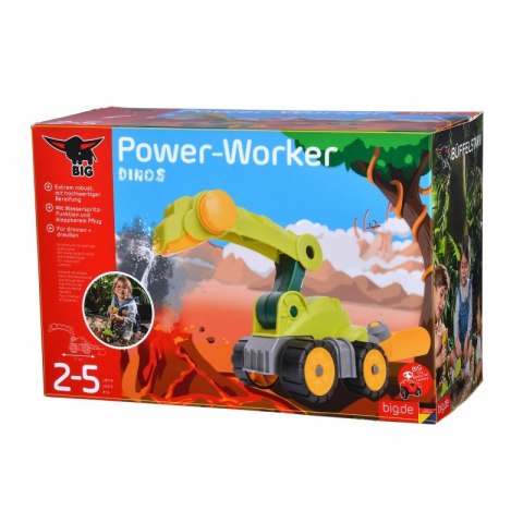 BIG Pług Zraszacz Dinozaur Power Worker Zabawka do Piasku Big BIG Pług Zraszacz Dinozaur Power Worker Zabawka do Piasku Big