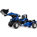 FALK Traktor New Holland na pedały z przyczepą i łyżką od 3 lat FALK