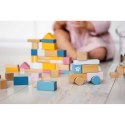 Zestaw drewnianych klocków w wiaderku - 60 elementów - Viga PolarB Viga Toys Zestaw drewnianych klocków w wiaderku - 60 elementów - Viga PolarB Viga Toys