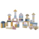Zestaw drewnianych klocków w wiaderku - 60 elementów - Viga PolarB Viga Toys Zestaw drewnianych klocków w wiaderku - 60 elementów - Viga PolarB Viga Toys