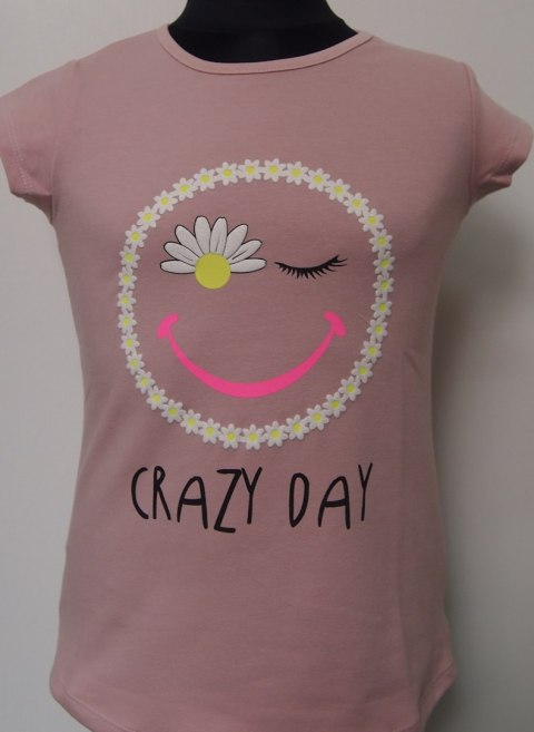 BLUZKA DZIEWCZĘCA CRAZY DAY KR R.146-152 ŻAREK