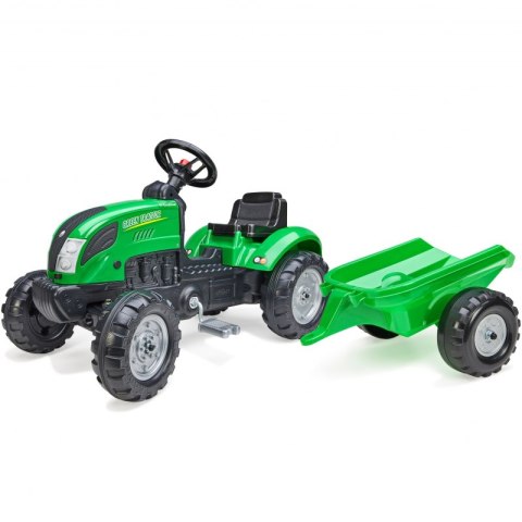 FALK Traktor Zielony na Pedały + Przyczepa i Klakson od 2 Lat. FALK FALK Traktor Zielony na Pedały + Przyczepa i Klakson od 2 Lat. FALK