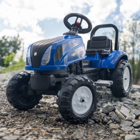 FALK Traktor na Pedały New Holland Duży z Przyczepką + Otwierana Maska od 2 lat FALK FALK Traktor na Pedały New Holland Duży z Przyczepką + Otwierana Maska od 2 lat FALK